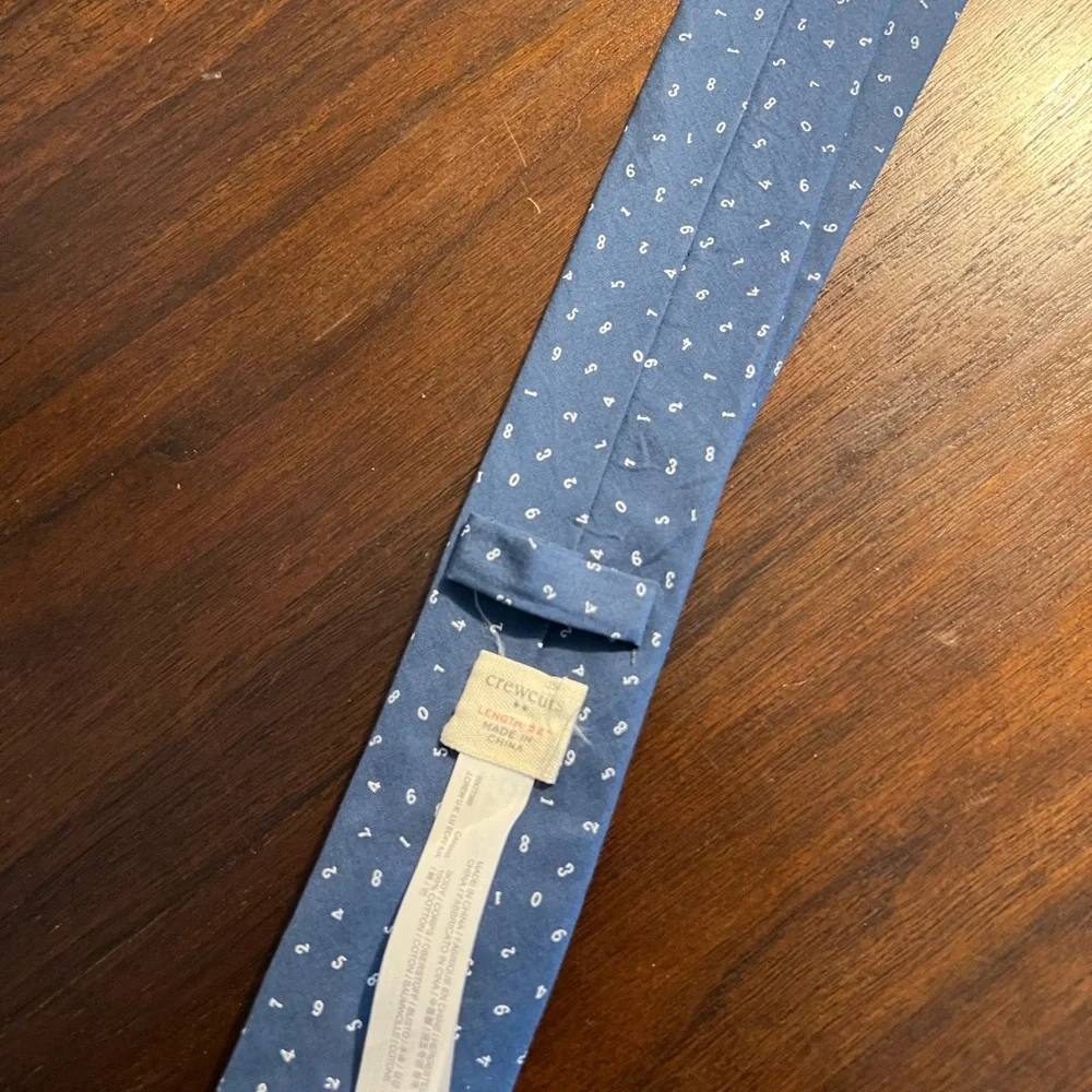 Crewcuts Navy pattern kids Tie